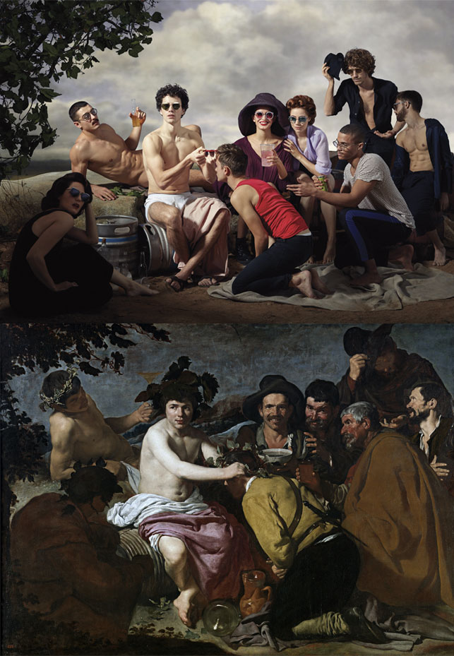 The Triumph of Bacchus Velazquez Etnia Barcelona Anartist