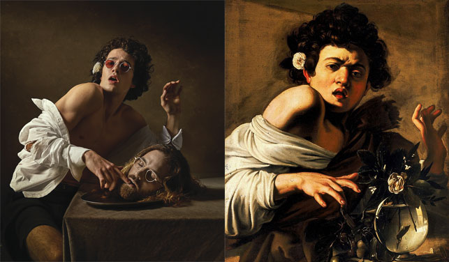 Boy Bitten by a Lizard Caravaggio Etnia Barcelona Anartist