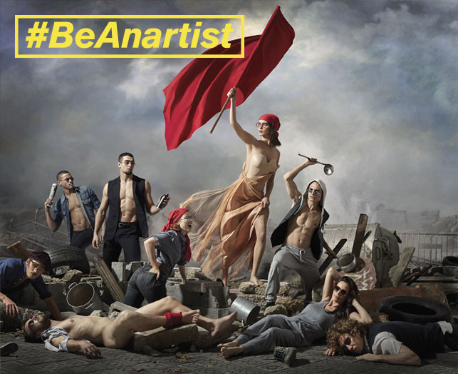 Etnia Barcelona #BeAnartist La Libertad guiando el pueblo Delacroix