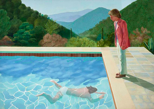 David Hockney Etnia Barcelona SS19 campaign Portrait of an Artist (Pool with Two Figures) 1972